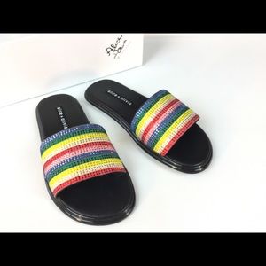 Alice and Olivia Tami Rhinestones Flats sz 6
